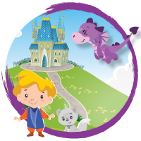 It's a baby Dragon course logo helen doron english