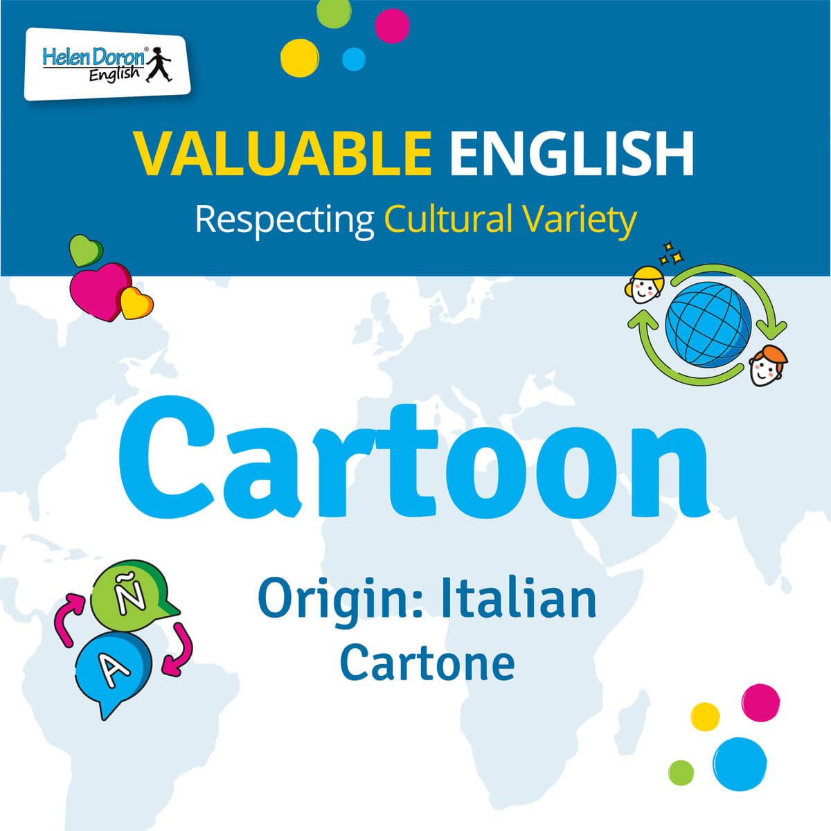 The origin of the word Cartoon